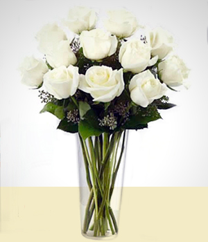 Rosas de Amor em Branco